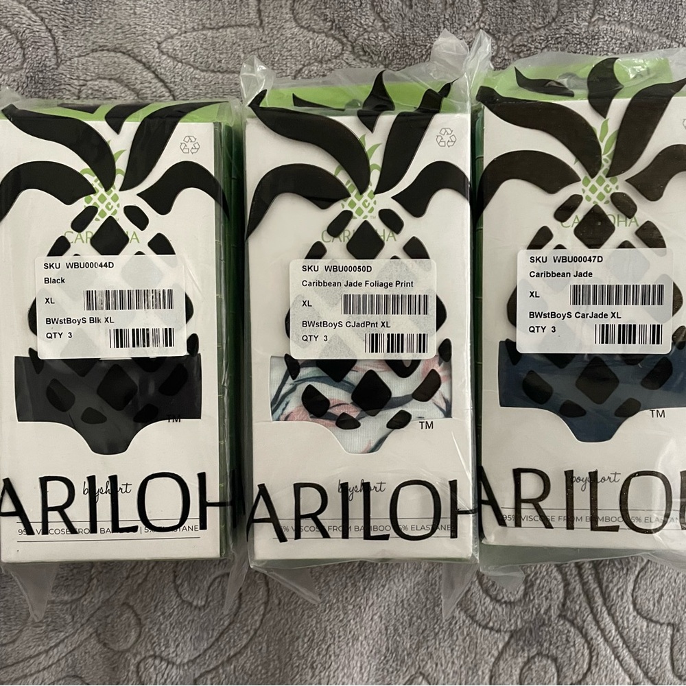 NWT Bamboo boy shorts. 3-3 packs. 9 pairs total. - Picture 6 of 10